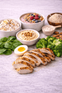 Proteinreiche Mahlzeiten