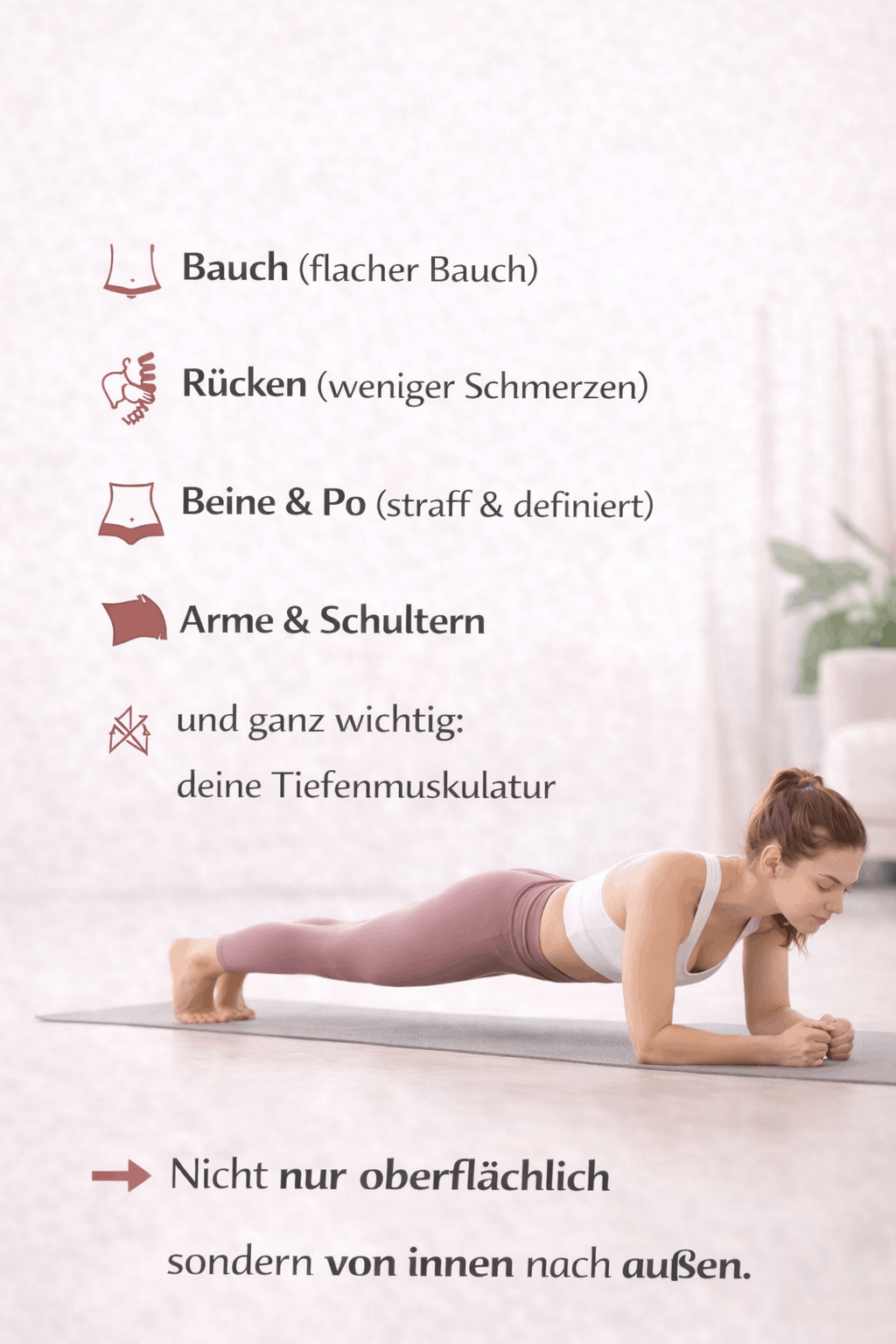 Pilates unterstützt den ganzen Körper