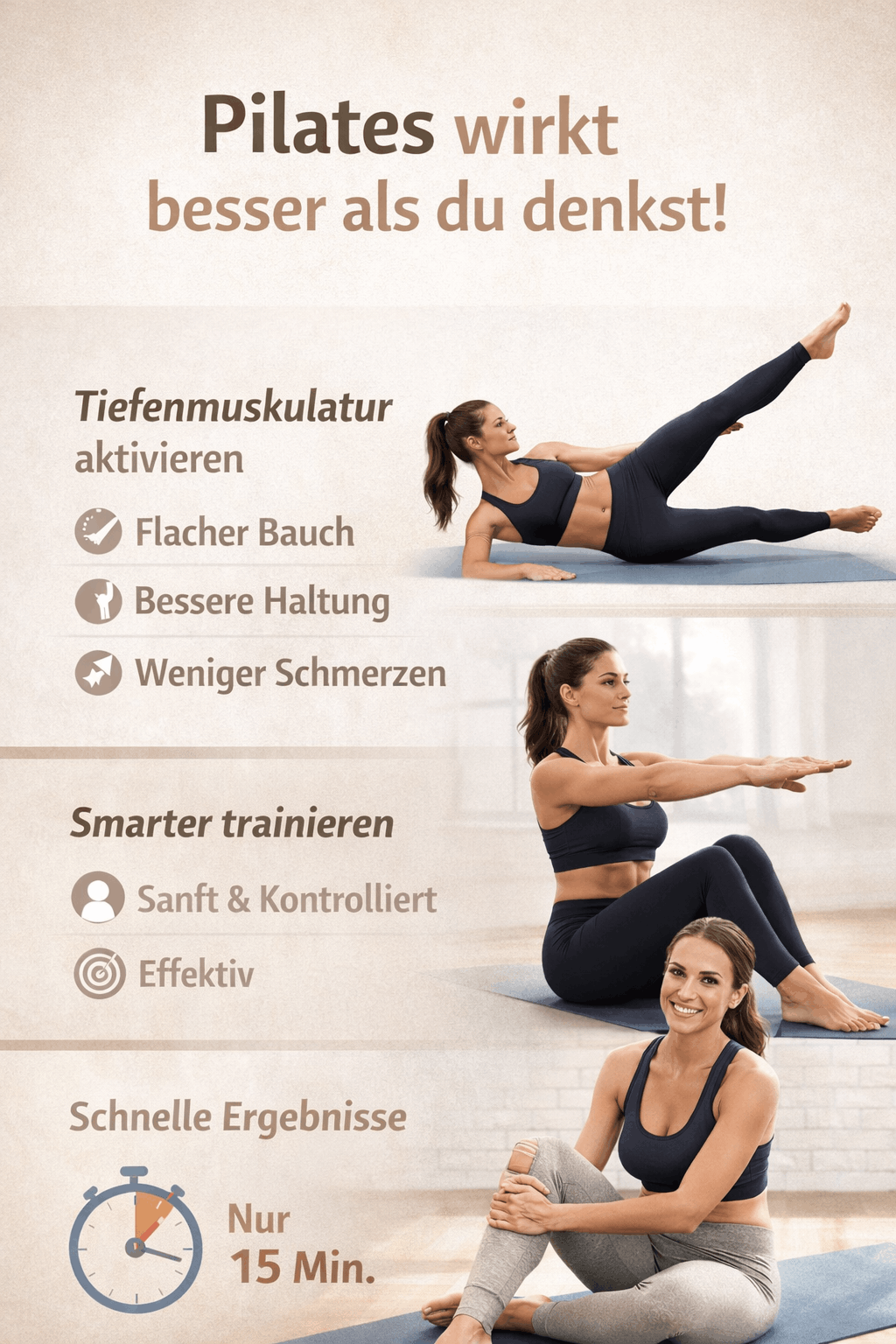 besseren Körper durch Pilates