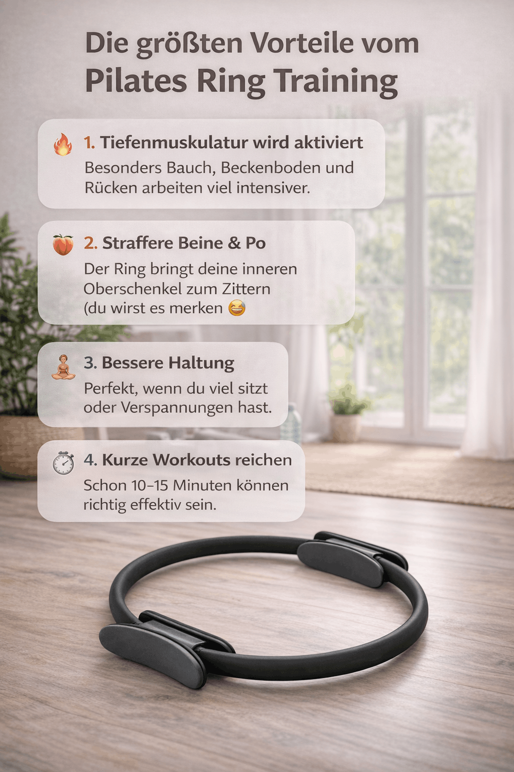 Vorteile des Pilates Rings