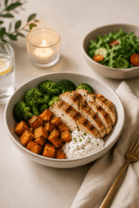 Proteinreiches Abendessen
