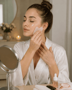 Gesichtsmassage