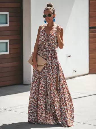 Maxi- Kleid